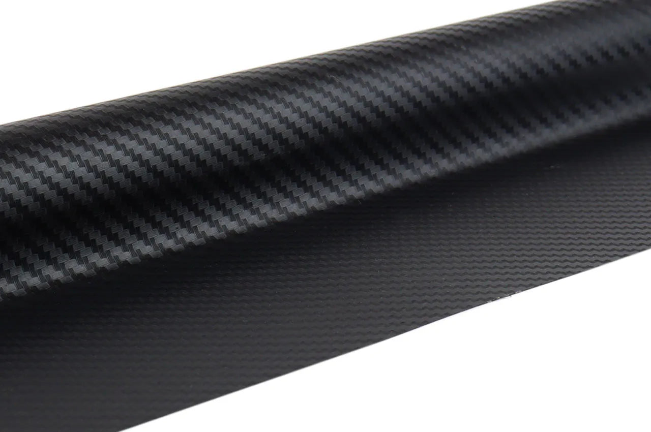 3D CARBON fiber BLACK foil 30cm x 150cm
