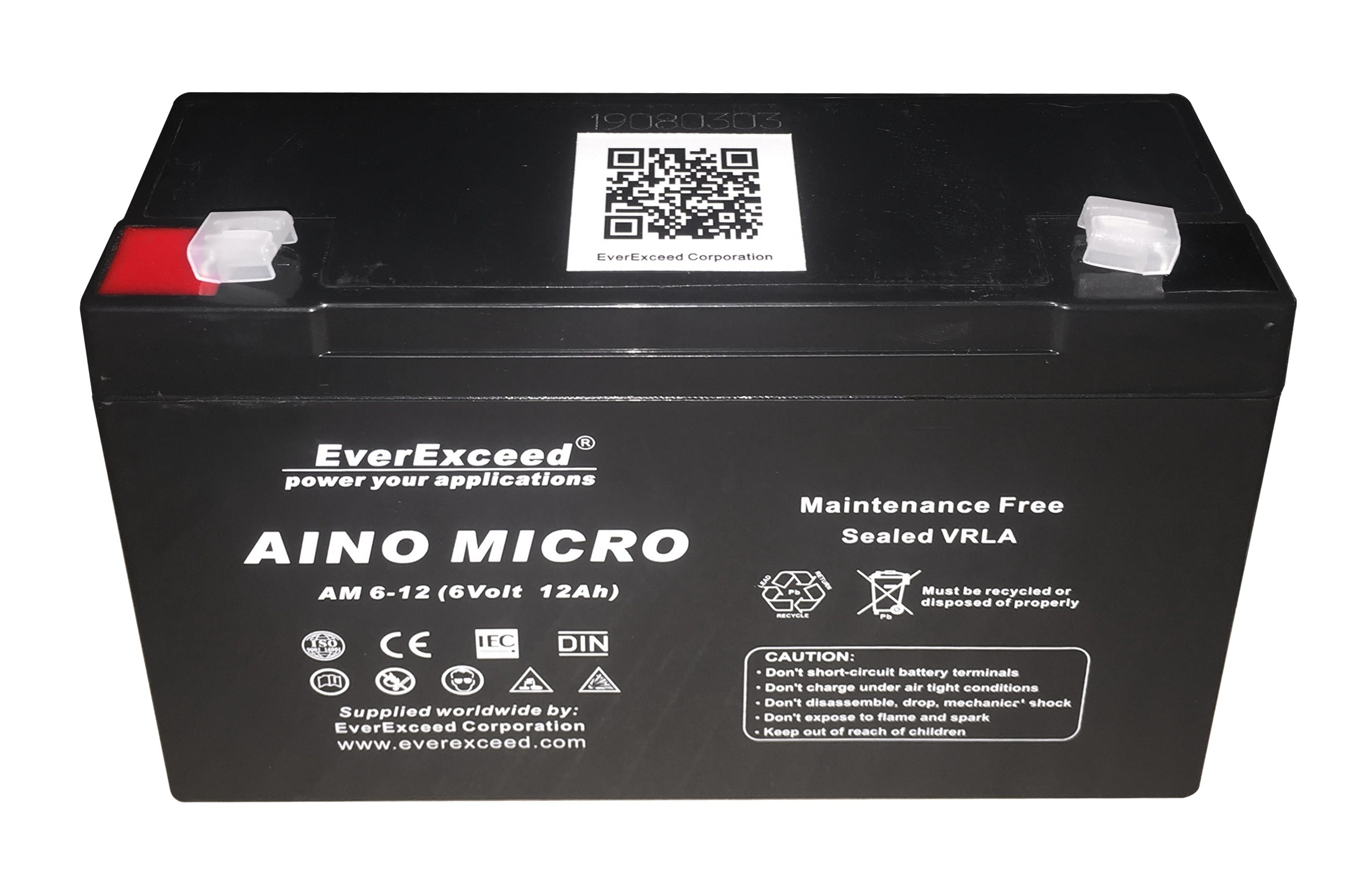 EVEREXCEED AINO MICRO 6v 12AH VRLA BATTERY