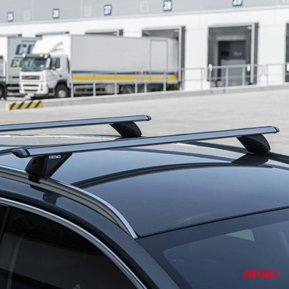 Aluminium integrated roof rack bars 120 cm model CRR-03