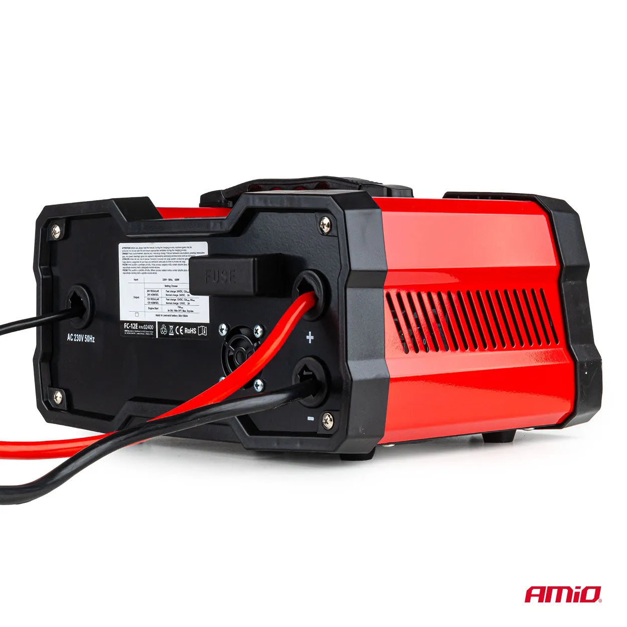 Battery charger 12A 12/24V with jump starter 12V 75 A