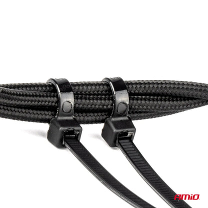 Cable ties black 25x200mm - 100 pcs