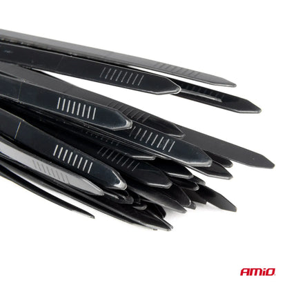 Cable ties black 48x200mm - 100 pcs