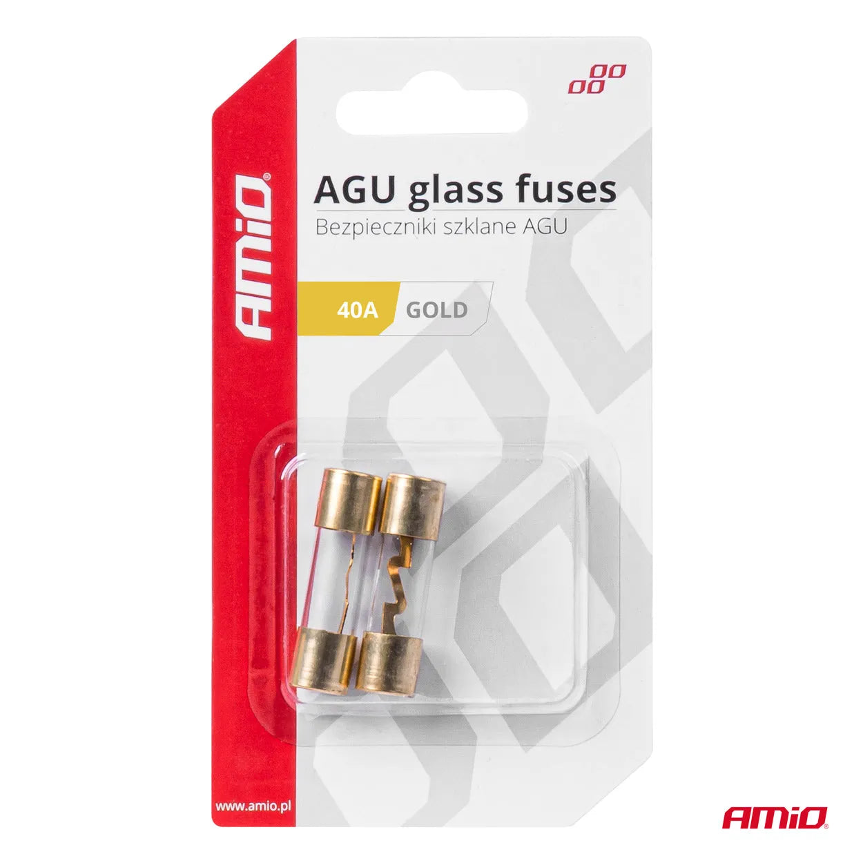 Car AGU glass fuses 40A
