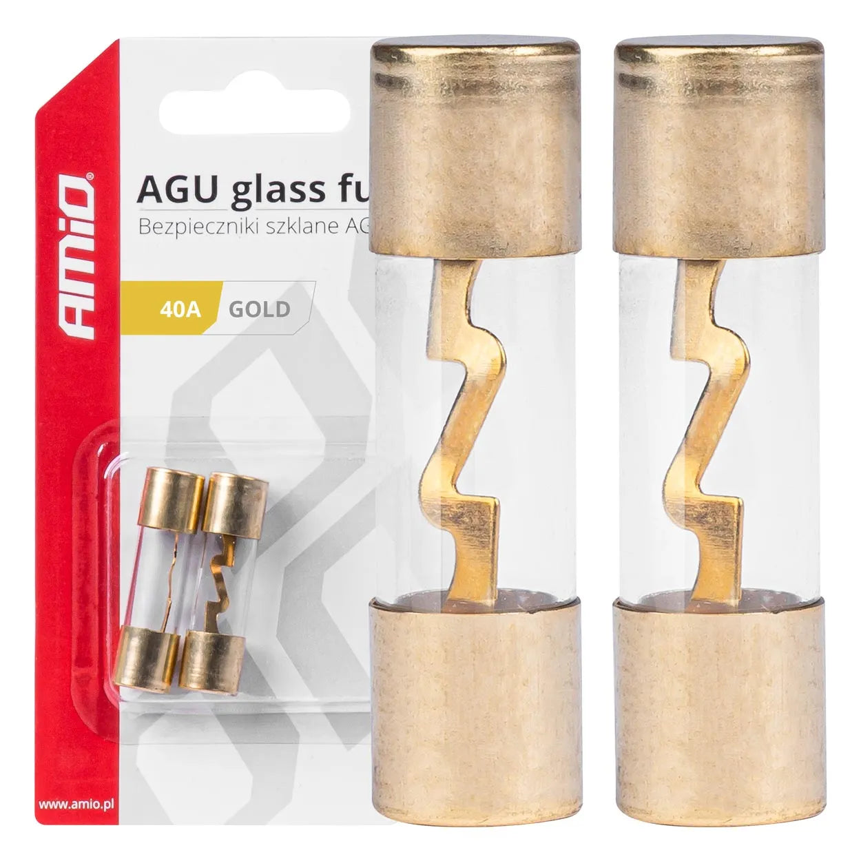 Car AGU glass fuses 40A