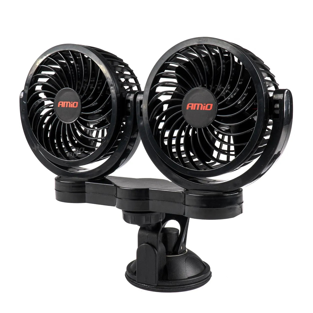 Car fan with suction 2x4 12V