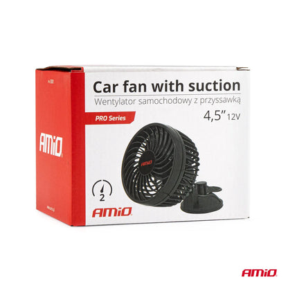 Car fan with suction cup 45 12V