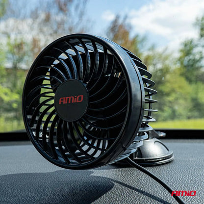 Car fan with suction cup 6 12V