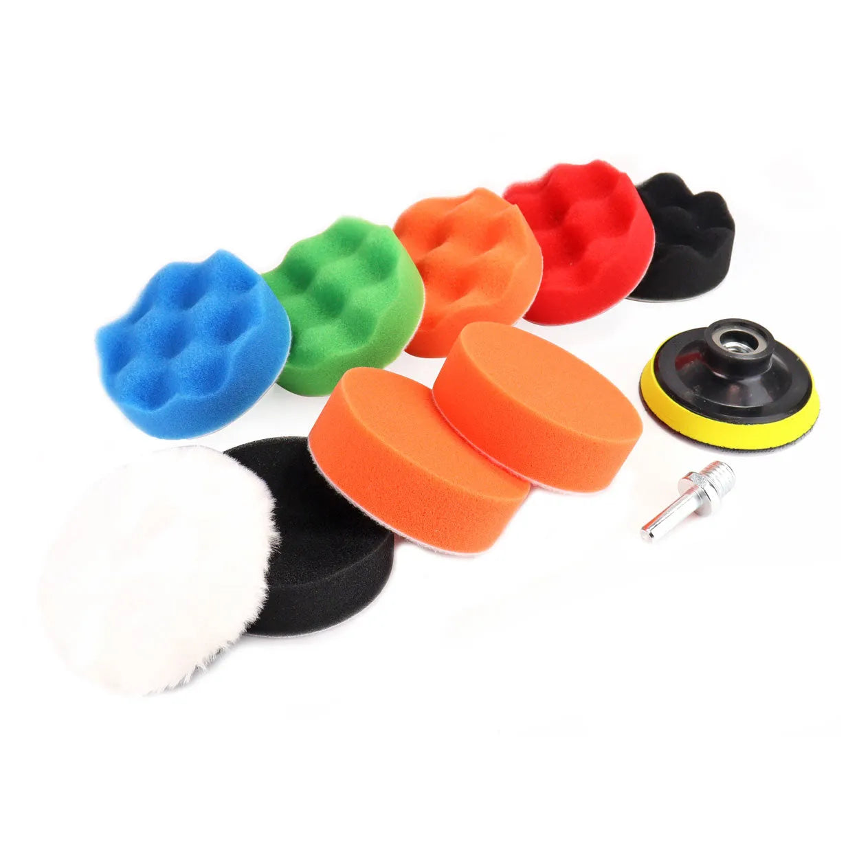 Car polishing set 11pcs 80mm M14