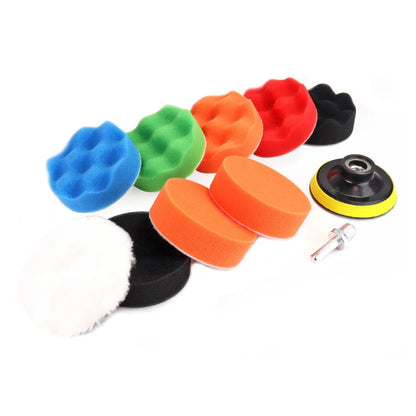 Car polishing set 11pcs 80mm M14