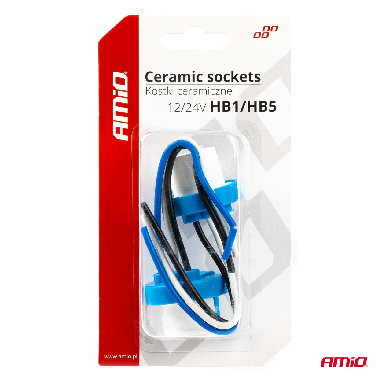 Ceramic sockets 2 pcs HB1/HB5 9004/9007