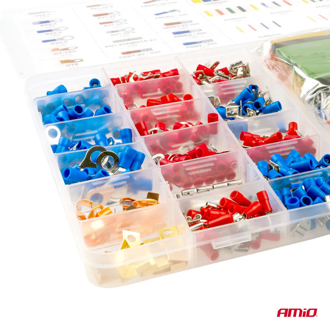 Connectors and heat shrinkable tube set