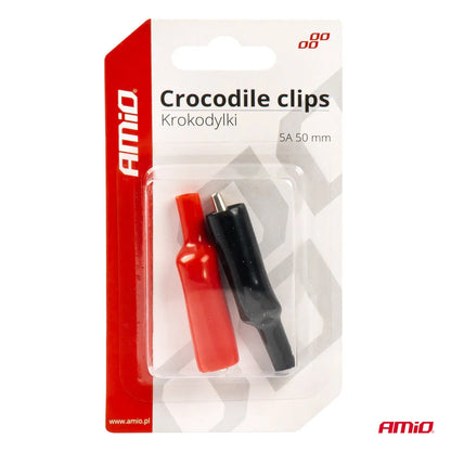 Crocodile clips 2 pcs 5A 50mm
