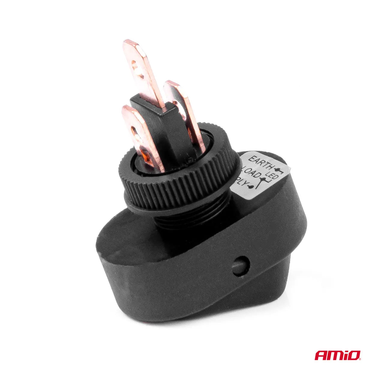 Elliptic switch with green Light 12/24V max 30A ON/OFF