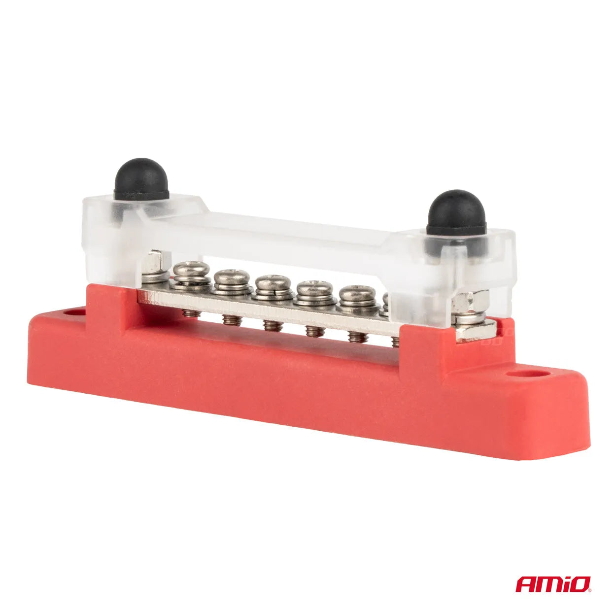 Ground distribution block plus bus bar M6 12V - 48V 150A