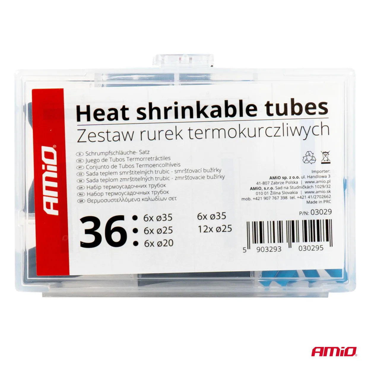 Heat shrinkable tubes 36 pcs