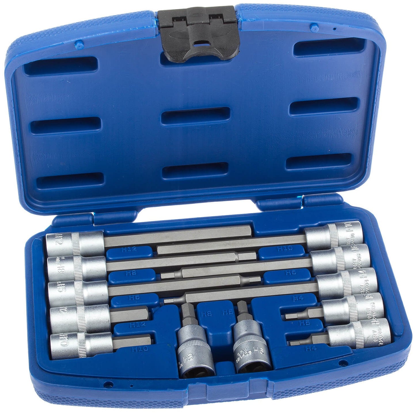 12pc Short & Long Hex Socket Bit Set 1/2