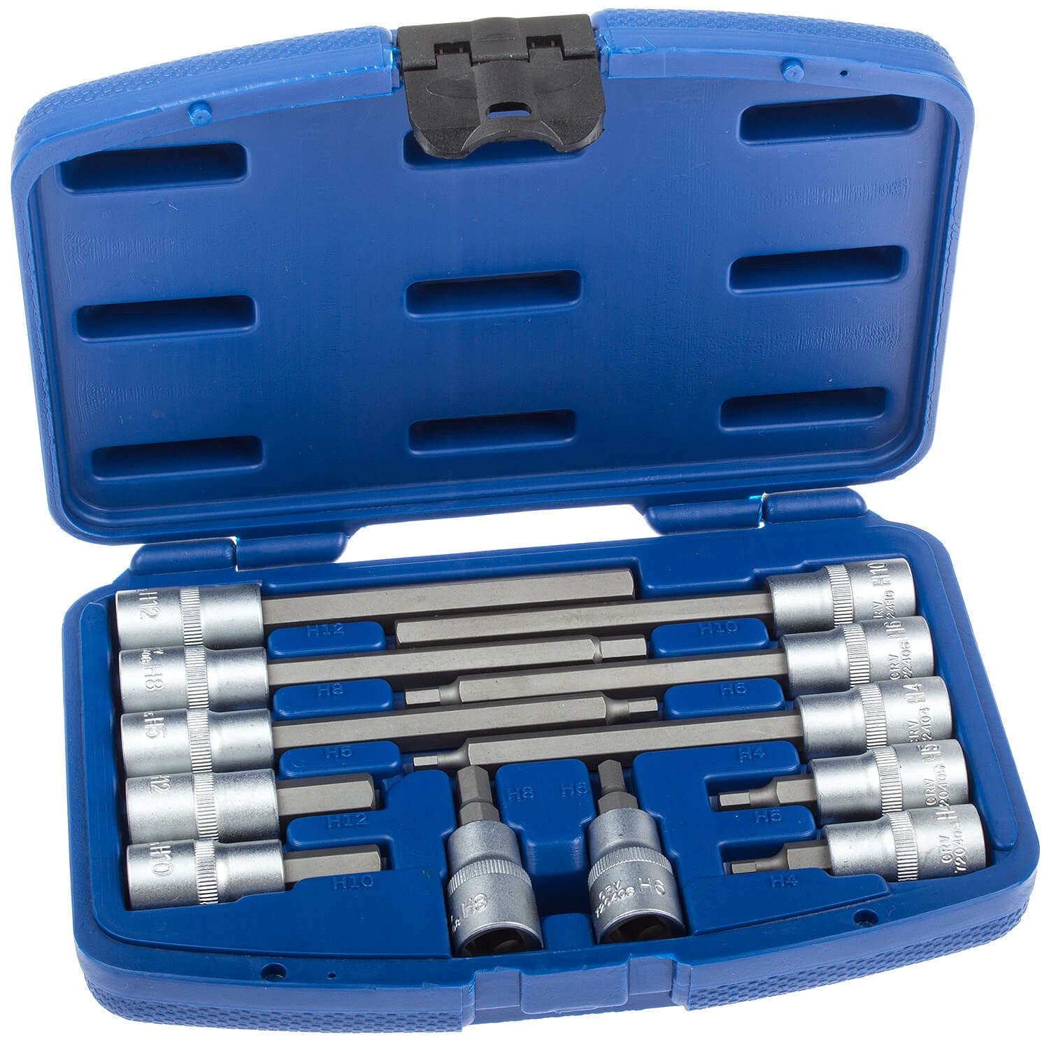 12pc Short & Long Hex Socket Bit Set 1/2
