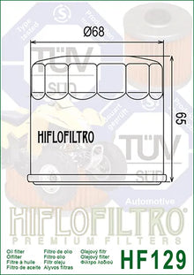 Hiflofiltro Oil Filter HF129