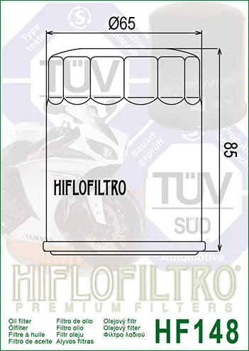 Hiflofiltro Oil Filter HF148