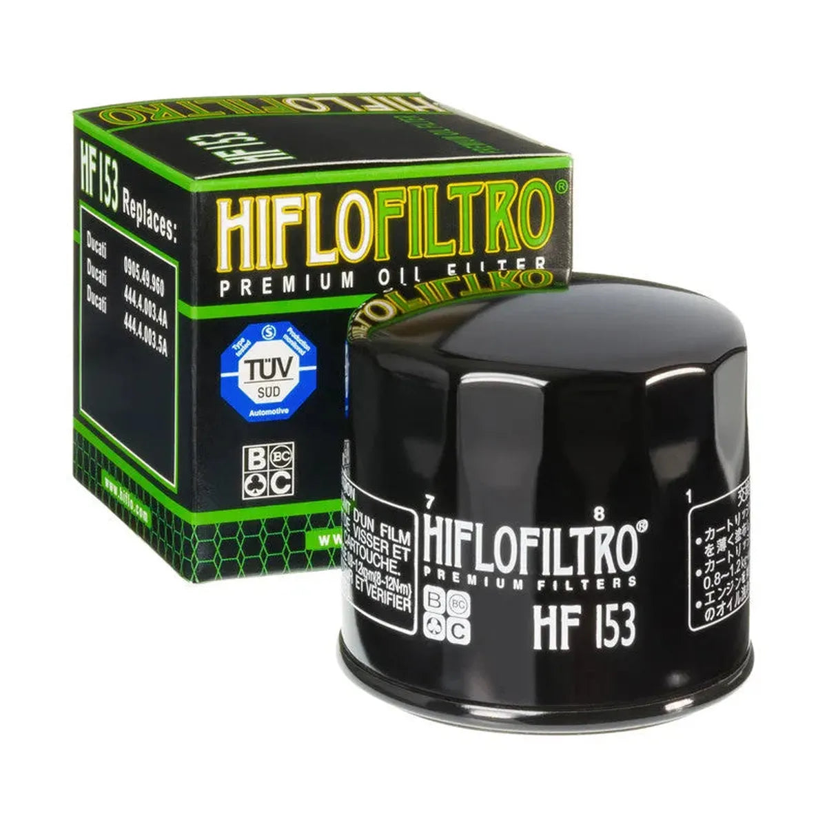Hiflofiltro Oil Filter HF153