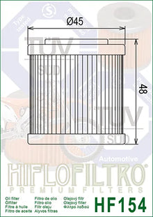 Hiflofiltro Oil Filter HF154