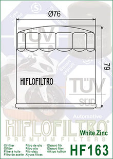 Hiflofiltro Oil Filter HF163