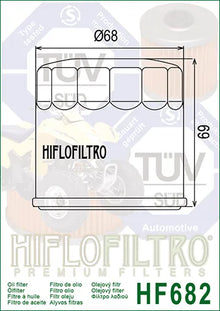 Hiflofiltro Oil Filter HF682