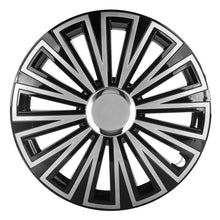 Hubcap SUNSET 15 black & silver, Wheels Set (4 pcs)