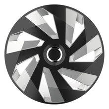 Hubcap Vector RC BLACK & SILVER 15", Wheels Set (4 pcs)