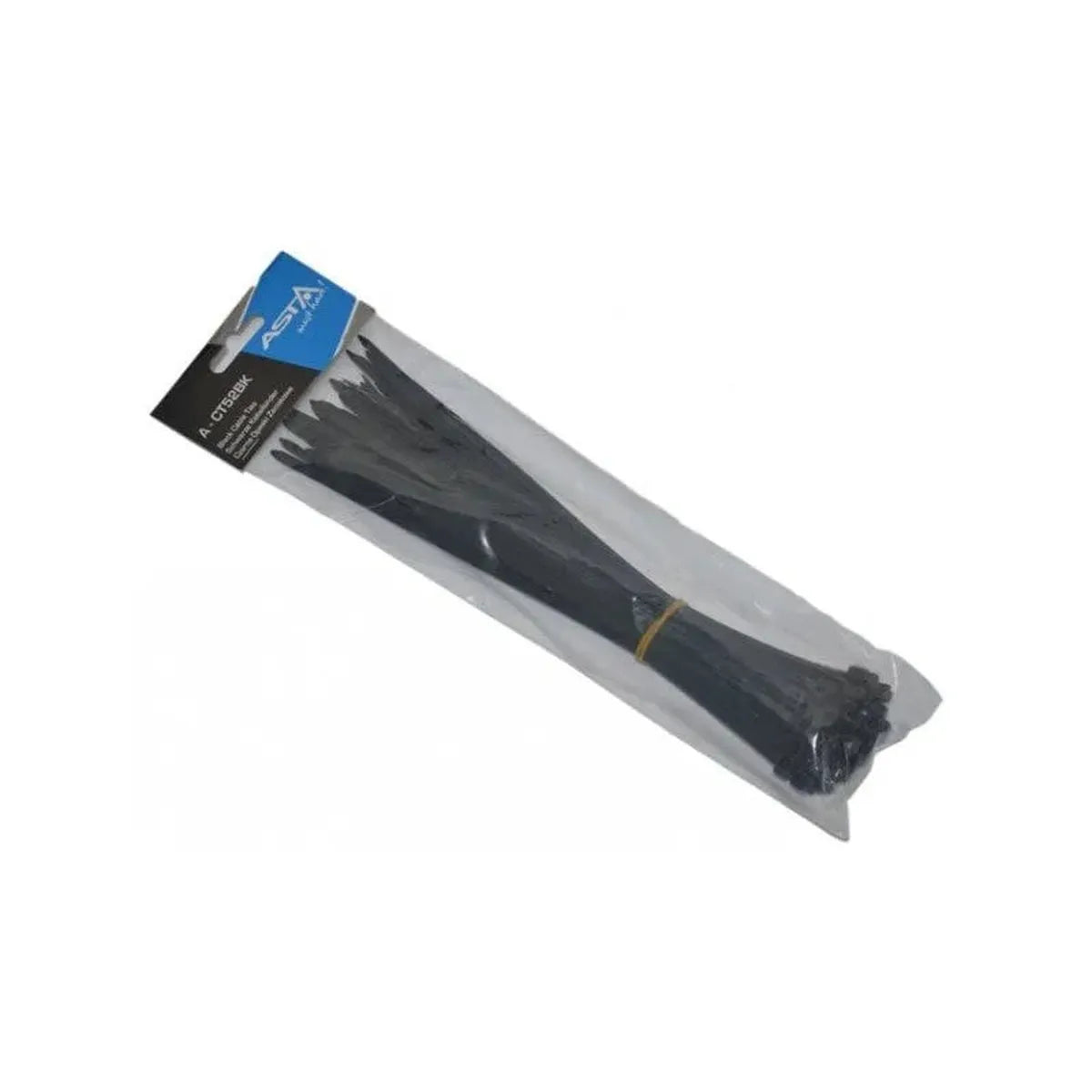 KABELBINDE – BLACK CABLE TIES 5×300 mm (50 pcs)