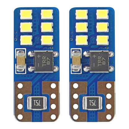 LED CANBUS 12SMD UltraBright 2016 T10e (W5W) White 12V/24V