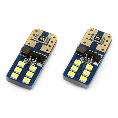 LED CANBUS 12SMD UltraBright 2016 T10e (W5W) White 12V/24V