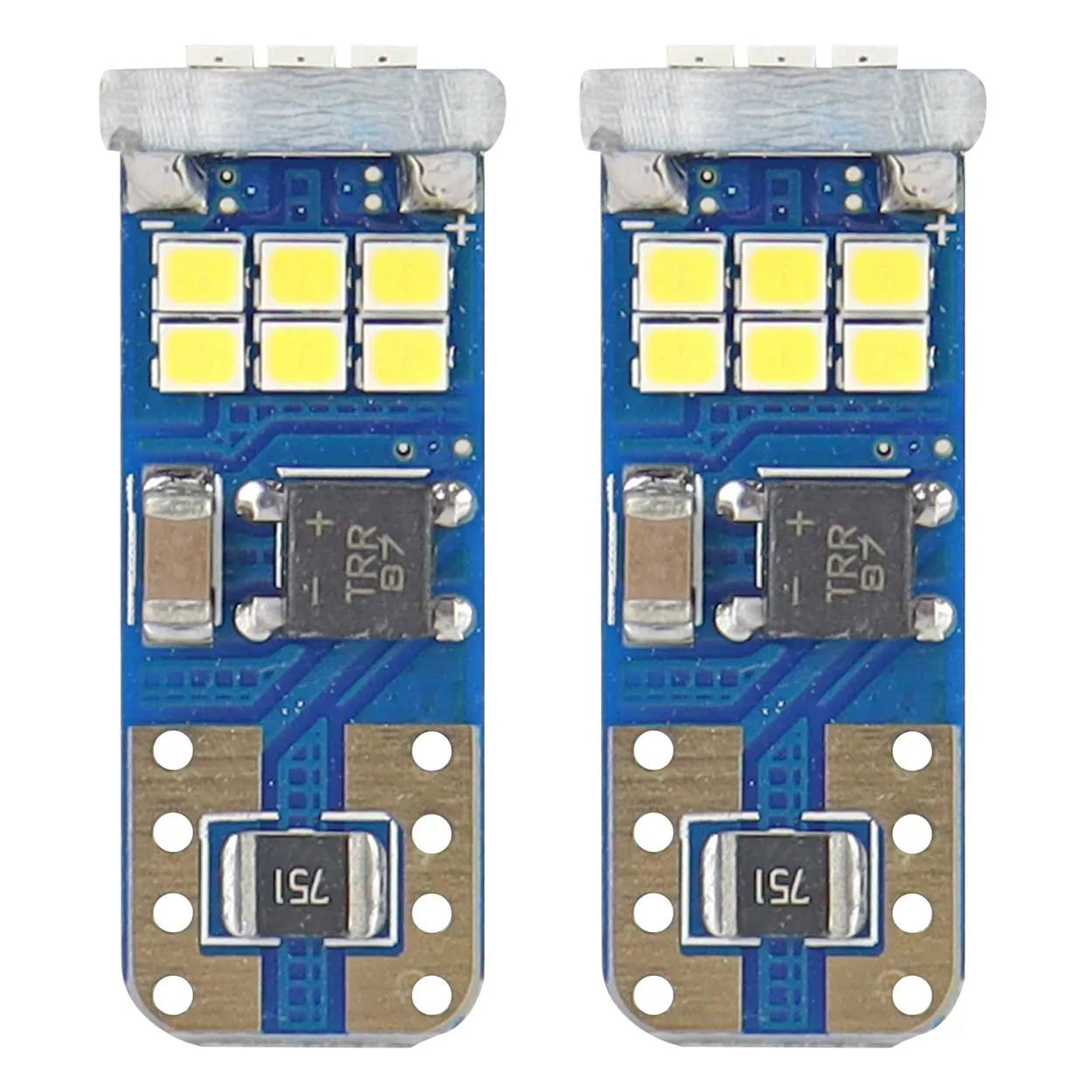 LED CANBUS 18SMD UltraBright 2016 T10e (W5W) White 12V/24V