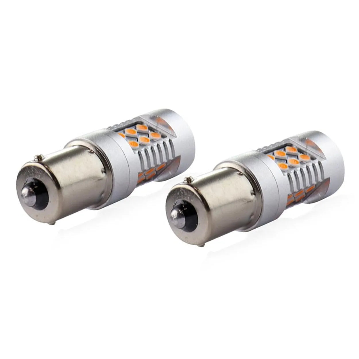 LED CANBUS 3030 24SMD 1156 BAU15S PY21W Amber 12V/24V