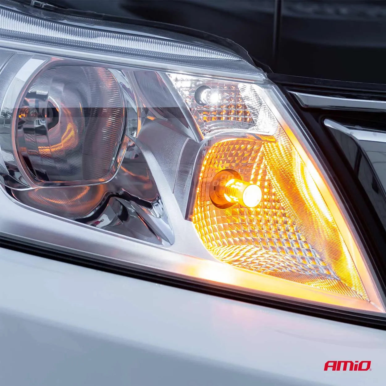 LED CANBUS 3030 24SMD T20 7440 WY21W Amber 12V/24V