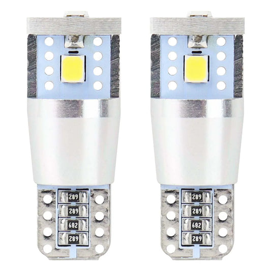 LED CANBUS 3SMD 2835 T10e (W5W) ALU White 12V/24V