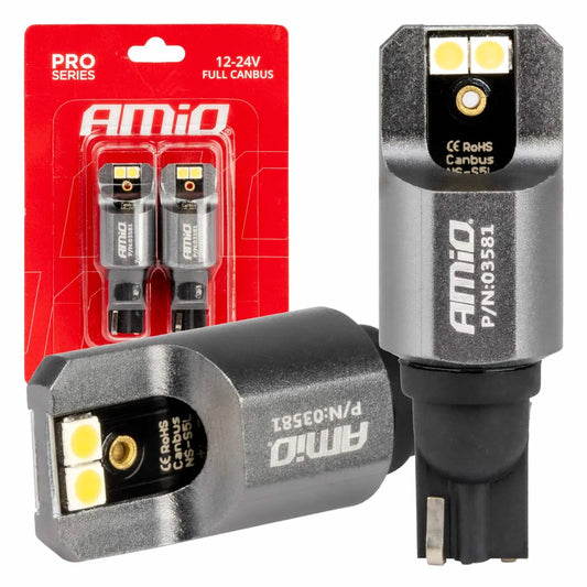 LED CANBUS PRO series T15 W16W 4x3030 SMD White 12/24V FULL CANBUS