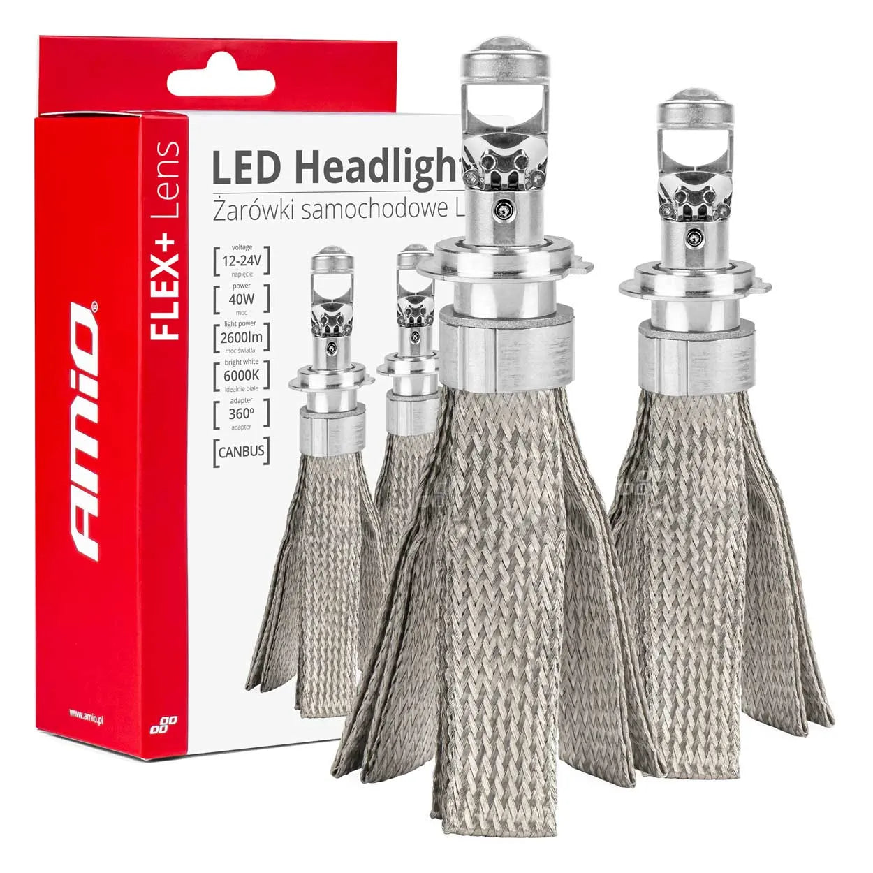 LED Headlights FLEX+ Series H7 Lens