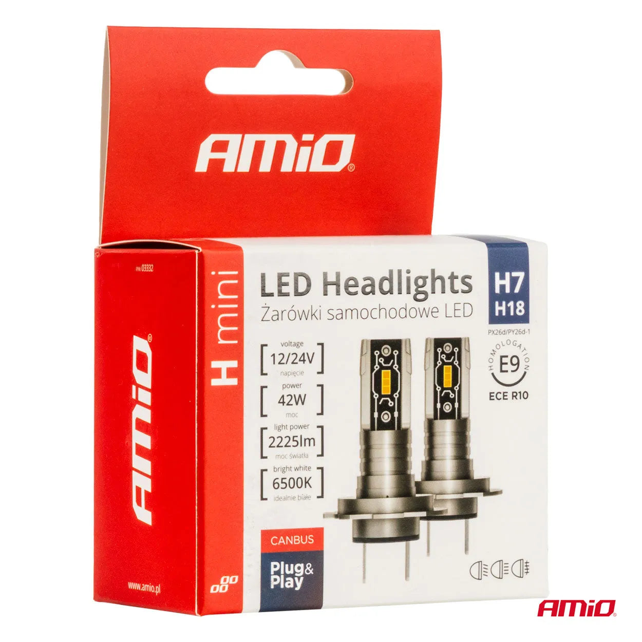 LED Headlights H-mini Series H7/H18