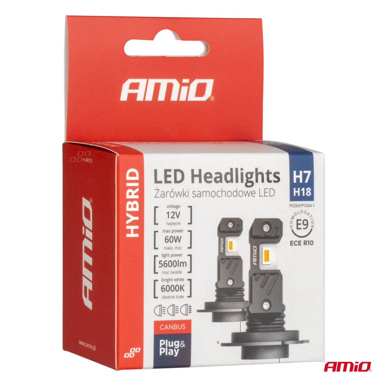 LED Headlights Hybrid series H7 H18 6000K Canbus 60W