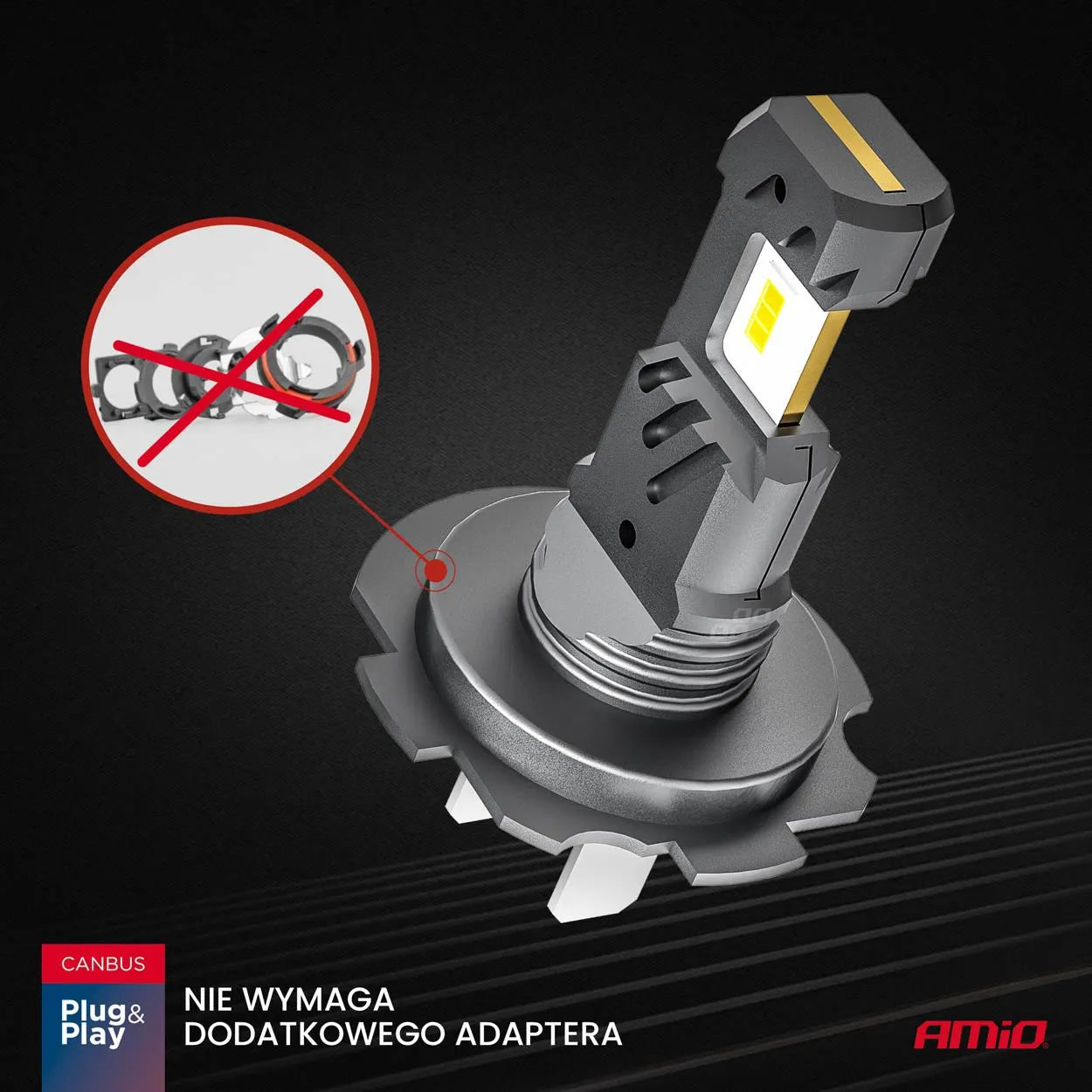 LED Headlights Hybrid series H7 H18 6000K Canbus 60W
