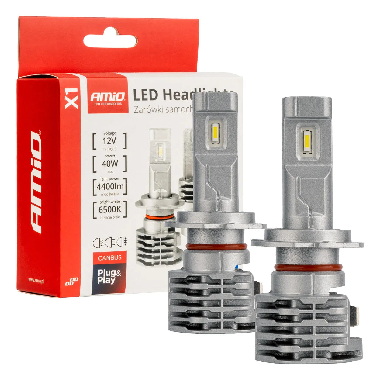 LED Headlights X1 Series H7