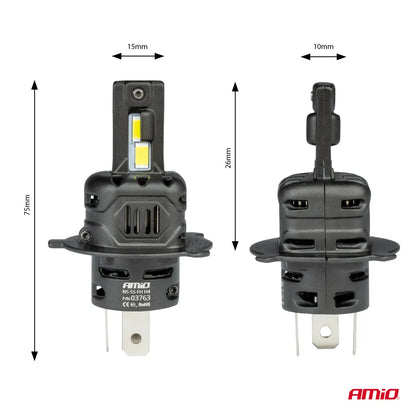 LED Headlights X4-series AVIATOR H4/H19 6500K max 44W
