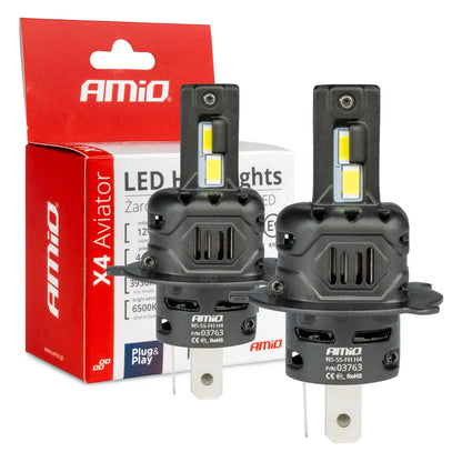 LED Headlights X4-series AVIATOR H4/H19 6500K max 44W