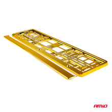 License Plate Frame - GOLD metalic
