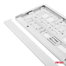 License Plate Frame - White