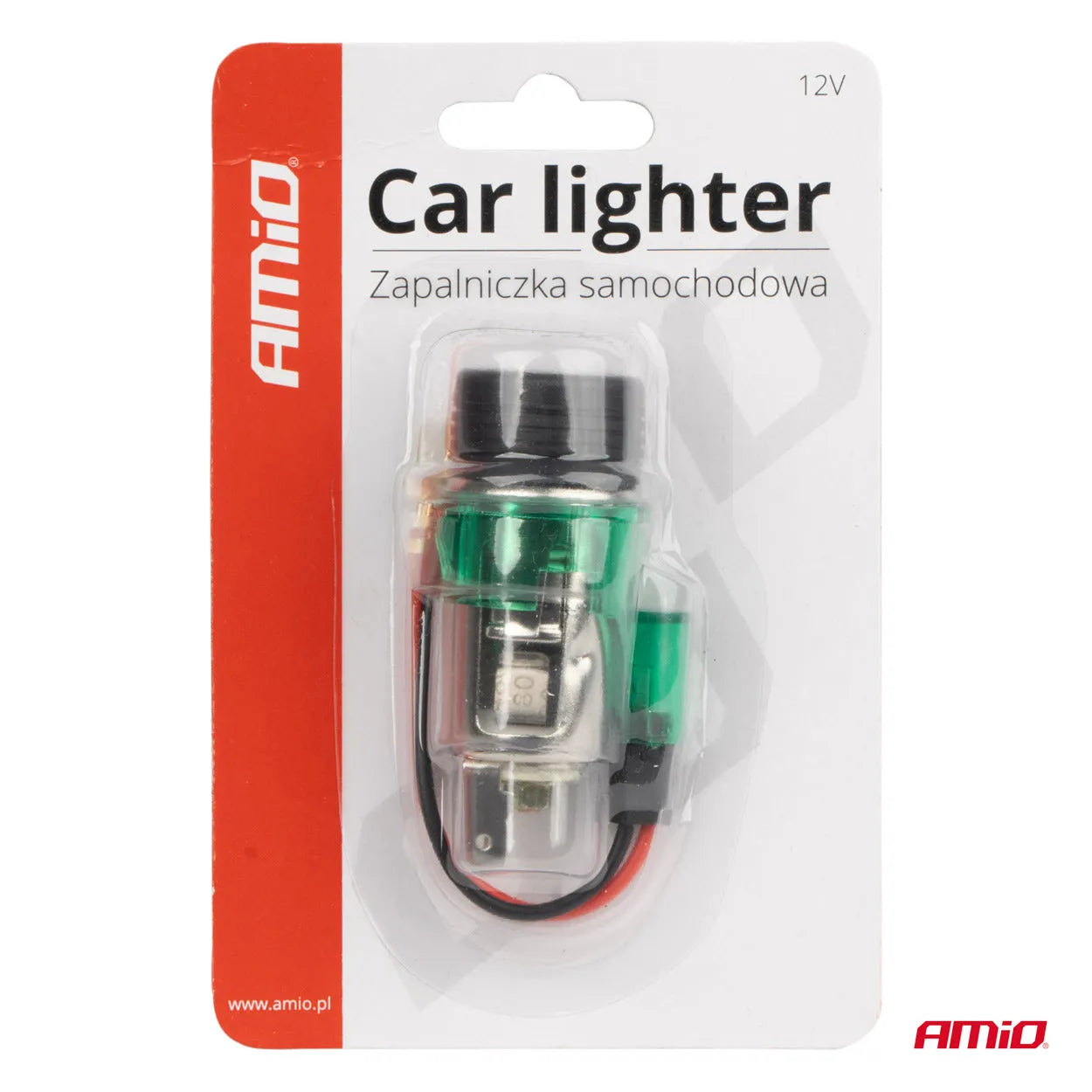 Lighter socket set with green light 12V CLI-03