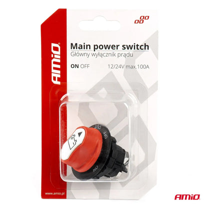 Main power switch 12/32V max 100A peak 500A