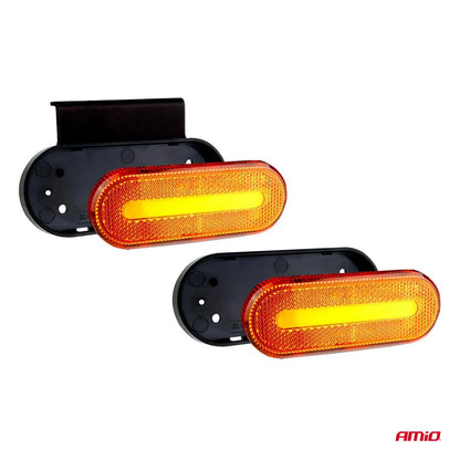 Marker outline LED light OM-01-O oval orange