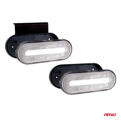 Marker outline LED light OM-01-W oval white